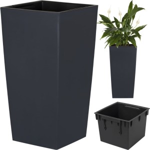 Doniczka Urbi square - antracytowy DURS225-S433 Prosperplast