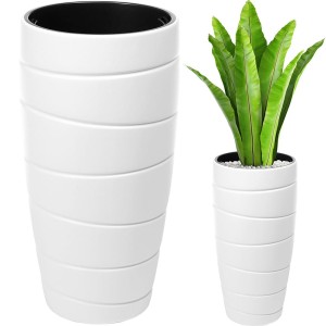 Donica wysoka PASSA 400 - biały LA852-05 LAMELA