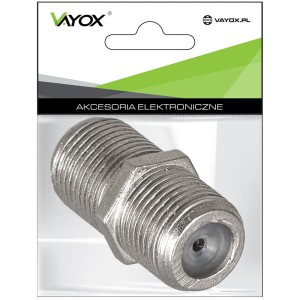 Złącze "F" gniazdo - gniazdo (beczka) LB0034 Vayox PAK. - 100szt.