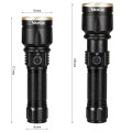 Latarka taktyczna XML2 T6 LED 1200 LM ZOOM VA0026 VAYOX wymiary.jpg