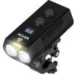 Światło rowerowe 750 lm 2x XML + COB + powerbank VA0045 Vayox
