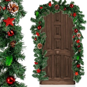 OZDOBA ŚWIĄTECZNA - GIRLANDA 1,8 M Z SZYSZKAMI ANT9915 CHOMIK