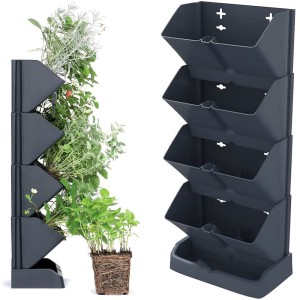 Ogród wertykalny stojący - MINI CASCADE - antracyt IOIW200-S433 Prosperplast