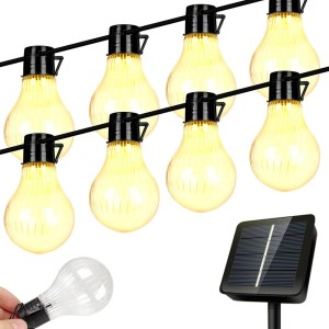 Girlanda solarna ogrodowa dł. 2 + 3,8 m STRIPES 20 LED ciepły biały SOL3620 CHOMIK