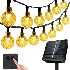 Girlanda solarna ogrodowa dł. 2 + 9,9 m BUBBLE 100 LED ciepły biały SOL3774 CHOMIK