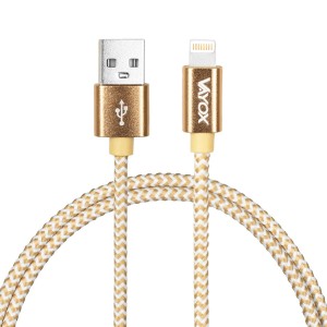 Kabel USB - Lightning gold 2m VA0185 Vayox
