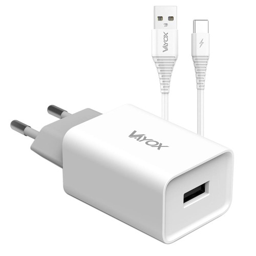 Ładowarka sieciowa USB 5V 2.1A + kabel micro usb 1m VA0051micro Vayox-222.jpg