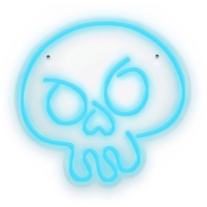 Neon PLEXI LED CZASZKA GRAFFITI turkus FPNE15 Forever Light