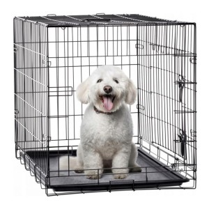 Klatka Kennelowa dla psa L 76 x 45 x 51,5 cm PET9661 CHOMIK