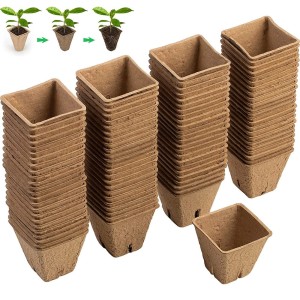 KPL.72 SZT DONICZEK TORFOWYCH 5 x 5 x 5 cm EDA8501 CHOMIK