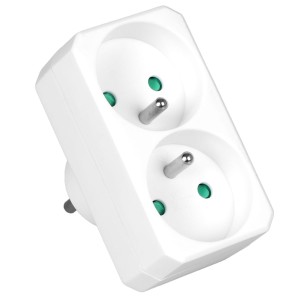 Rozgałęźnik sieciowy 2x 2P+0 3500W 230V VA0131 VAYOX