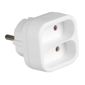 Rozgałęźnik sieciowy 2x Euro 2P 3500W 230V VA0134 VAYOX