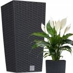 Doniczka RATO SQUARE - antracytowy DRTS225-S433 Prosperplast
