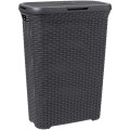 Kosz na bieliznę RATTAN STYLE 40L ciemny szary Curver 193013.jpg