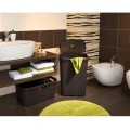 Kosz na bieliznę RATTAN STYLE 40L ciemny szary Curver 193013 toaleta.jpg