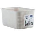 Pudełko małe 4,5L Brisen sand white 1023707007 Rotho etykieta.jpg
