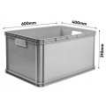Pojemnik transport box 64 l nośność do 60 kg jasnopopielaty robert keeeper wymiary.jpg