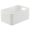 Kosz do przechowywania A6+ 4L Country biały 1165501100 Rotho.jpg
