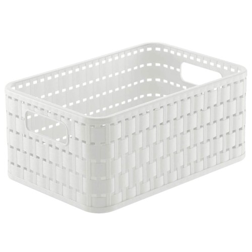 Kosz do przechowywania A6+ 4L Country biały 1165501100 Rotho.jpg