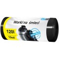 Worki na śmieci LDPE 120 L10 sztuk czarne rolka10szt.jpg