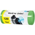 Worki na śmieci LDPE 120 L10 sztuk zielone rolka 10szt.jpg