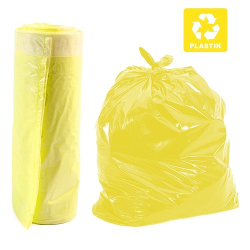 Worki na śmieci LDPE 120 L10 sztuk żółte.jpg
