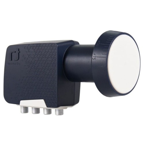 Inverto Quad LNB Universel Premium – 40 Mm, 4 Sorties, Anti-4G/LTE, HD & UHD