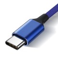 Kabel USB typ C - typ C niebieski 2A 1,5m VA0037 VAYOX wtyk usb c.jpg