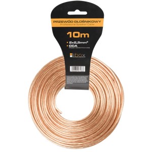 Kabel głośnikowy CCA 2x2,5mm LB0009-10 Libox 10m