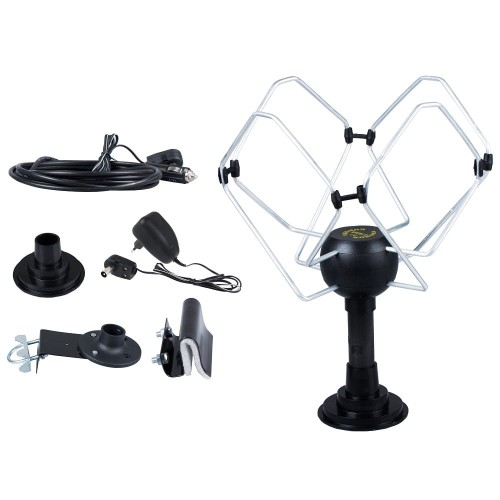 Antena dookólna TV Mobil Korona 12V + uchwyt magn. + uchwyt na szybę + zasilacz 12230V.jpg