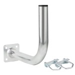 Uchwyt antenowy balkonowy czołowy z cybantami 40cm