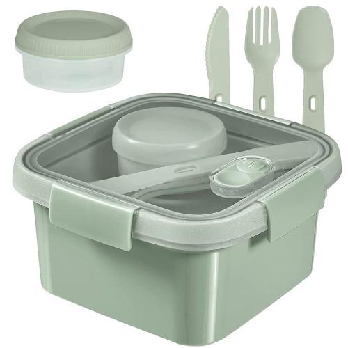 Pojemnik kwadratowy To Go Lunch Kit 1,1L Green-ECO 249947 Curver.jpg