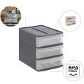 Pojemnik do przechowywania z szufladą SYSTEMMIX Tower S antracyt 1114608853 Rotho bpa free.jpg