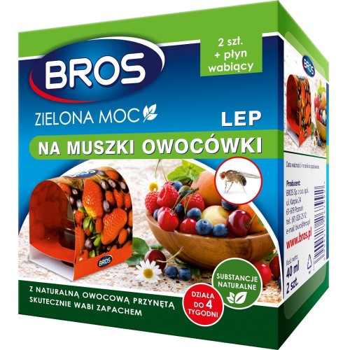 BROS 1824 Zielona Moc lep na muszki owocówki 2 szt..jpg