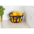Okrągły kosz na owoce, metalowy, czarny Deco4Home-5.jpg