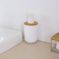 Dozownik do mydła płynu bambus bialy Deco4Home (6).jpg