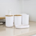 Dozownik do mydła płynu bambus bialy Deco4Home (5).jpg
