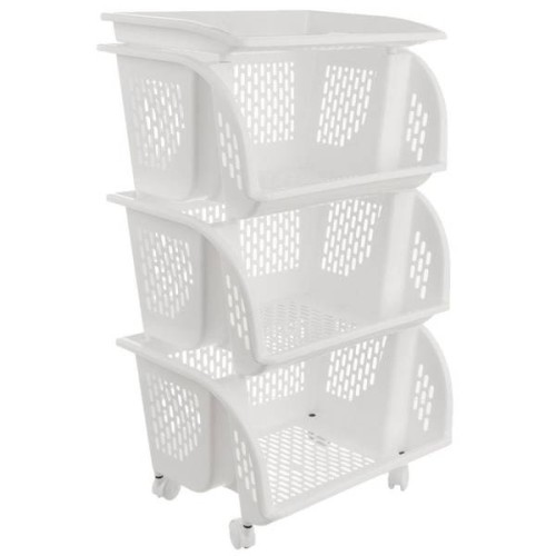 Regał na kółkach 4 poziomy 39x28x65cm biały 812608 Orion (1).jpg