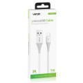 Kabel USB - micro USB 1m biały VA0055 Vayox opakowanie.jpg