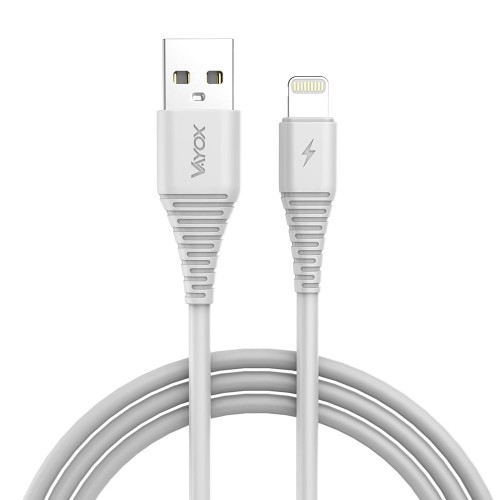 Kabel USB - Lightning 1m biały VA0057 Vayox.jpg