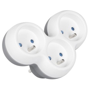 Rozgałęźnik sieciowy 3 GN z uziemieniem LB0166-3 LIBOX