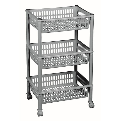 Regał z kółkami 3-półkowy Trolley Jumbo ECO szary 12680806 Plast Team.jpg