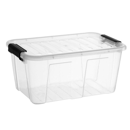 Home box 8L przezroczysty z czarnymi elementami 22380800 Plast Team (1).jpg