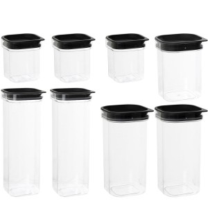 Zestaw pojemników na żywność - produkty sypkie 10szt