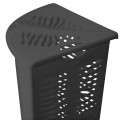 Kosz narożny na bieliznę Zebra 45L 1402 antracyt Branq przewiewny.jpg