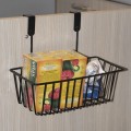 Kosz metalowy na drzwi 28x15x21cm czarny Deco4Home (3).jpg