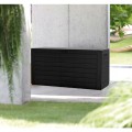 Skrzynia ogrodowa WOODEBOX antracytowy MBWL280-S433 Prosperplast balkon.jpg