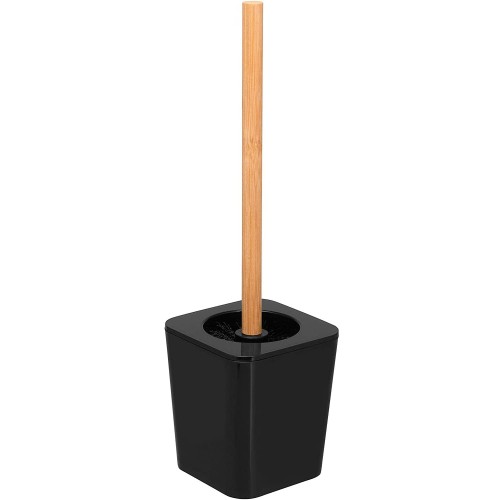 Szczotka toaletowa czarna z pojemnikiem bambusowa rączka Deco4Home (1).jpg
