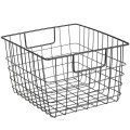 Kosz z siatki na owoce czarny 32x29x19cm Deco4Home (1).jpg
