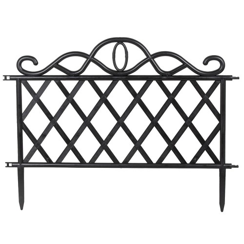 Płotek ogrodowy czarny Deco4Home_05.jpg